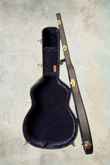 Andy Powers acoustic guitar case interior