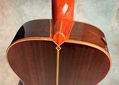 Andy Powers acoustic guitar with koa Heel grafts
