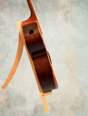 Andy Powers acoustic guitar side with sound port