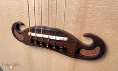 Barzilai Jumbo guitar mustache bridge