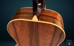 Borges L-00 Madagascar rosewood guitar heel