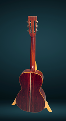Branzell Parlor guitar full back view