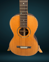 Branzell Parlor guitar Sitka spruce top