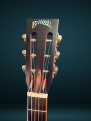 Branzell Parlor guitar slotted headstock