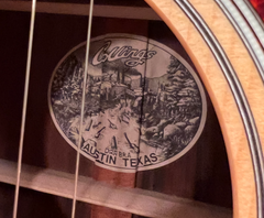Collings D2H-Ba Guitar interior label