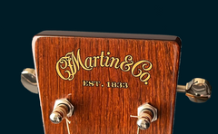 Martin D-28 Authentic 1937 Guitar headstock logo