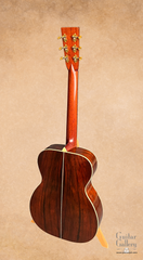 Dudenbostel OM-28 Brazilian rosewood guitar full back view