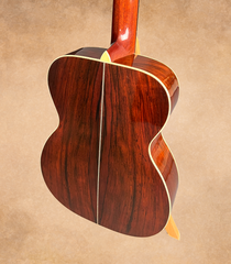 Dudenbostel OM-28 Brazilian rosewood guitar back