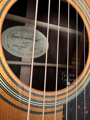 Dudenbostel OM-28 Brazilian rosewood guitar signed interior label