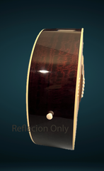 Flammang EL35 guitar end view