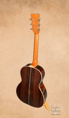 Froggy Bottom model C Dlx guitar full back view