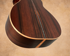 Froggy Bottom model C Dlx guitar abalone back strip