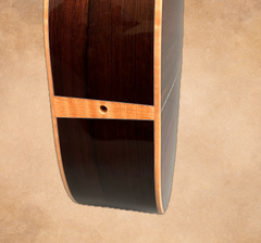 Froggy Bottom model C Dlx guitar maple end graft