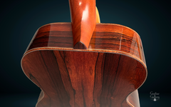 Greven 000-NV Brazilian rosewood guitar heel