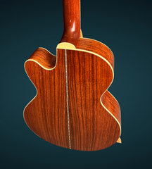 Santa Cruz Art Deco model F guitar Indian rosewood back