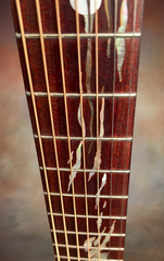 Ken Parker acoustic archtop guitar pernambuco fretboard