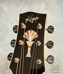 Kopp K-200 Art Deco Guitar headstock inlay