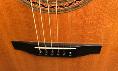 Grit Laskin Brazilian rosewood guitar ebony bridge