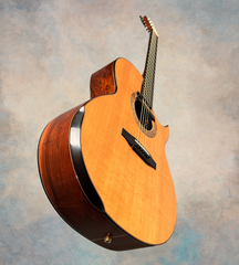 Grit Laskin Brazilian rosewood guitar glam shot