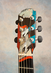 Grit Laskin Brazilian rosewood guitar headstock inlay