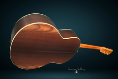 Lowden Batch 45 Brazilian rosewood F38 guitar glam shot back