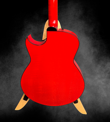 Marchione 20th Anniversary Red Archtop guitar maple back