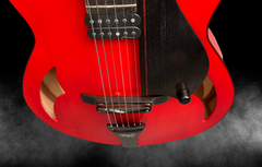 Marchione 20th Anniversary Red Archtop guitar ebony pickguard