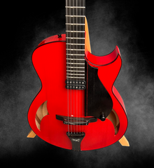 Marchione 20th Anniversary Red Archtop guitar spruce top