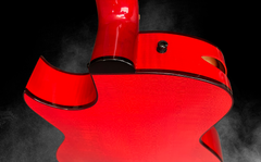 Marchione 20th Anniversary Red Archtop guitar strap pin