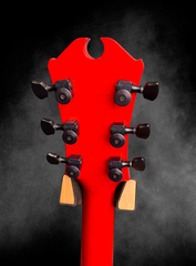 Marchione 20th Anniversary Red Archtop guitar Sperzel locking tuners