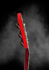 Marchione 20th Anniversary Red Archtop guitar red side dots