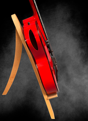 Marchione 20th Anniversary Red Archtop guitar side