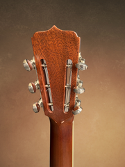 National Style 1 Resonator back of headstock