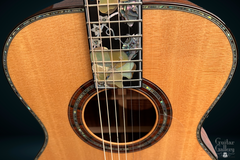 Olson SJ Koa guitar #1306 abalone & rosewood rosette
