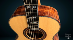 Olson SJ Koa guitar #462 abalone top trim