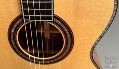 Olson SJ Koa guitar #462 rosette