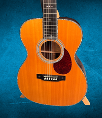 Martin OM-42PS guitar top with vintage toner