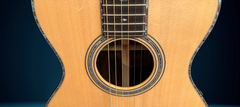 Osthoff 000-12 fret Brazilian Rosewood "45" style guitar abalone rosette and purflings