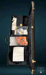 PRS Artist Series #244 electric guitar case interior with case candy