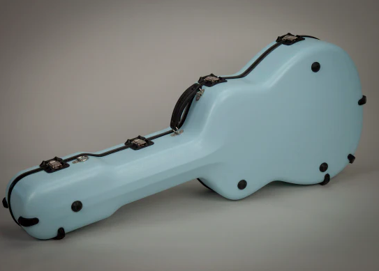 Calton Cases Ltd Edition Dresden Blue Santa Cruz D Guitar Case