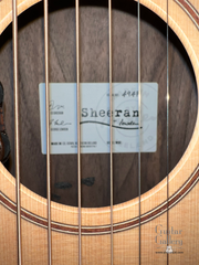 Sheeran W04 guitar label
