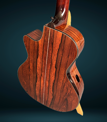 Sheppard Minstrel Multi-Scale Guitar Madagascar rosewood back