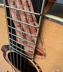 Taylor Liberty Tree guitar scroll detail