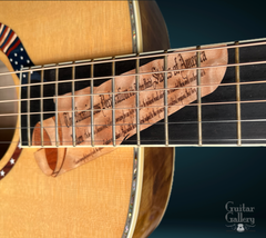 Taylor Liberty Tree guitar fretboard detail