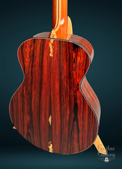 Vines SL cocobolo guitar back