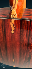 Vines SL cocobolo guitar decorative detail on back