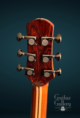Vines SL cocobolo guitar back of headstock