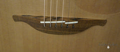 Lowden F23 guitar pinless bridge