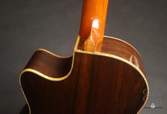 Ryan Mission GC Brazilian rosewood guitar heel
