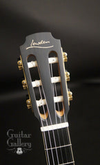 Lowden S35Jx custom quilt maple guitar headstock